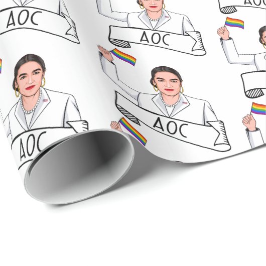 Papier Cadeau Fierté de l'AOC (Coin rond)
