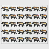 Papier Cadeau Fierté de l'ours (Plat)