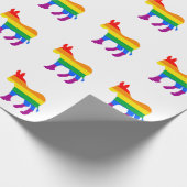 Papier Cadeau Fierté démocrate LGBTQ (Coin)
