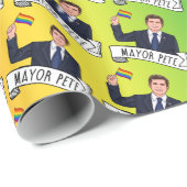 Papier Cadeau Fierté du maire Pete (Coin rond)