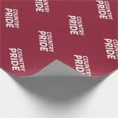 Papier Cadeau Fierté du pays (Coin)