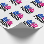 Papier Cadeau Fierté ensemble bisexuelle (Coin)