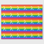Papier Cadeau Fierté et activisme Lambda LGBT (Plat)