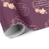 Papier Cadeau Fierté et préjugé Citation III - Style mignon (Coin rond)