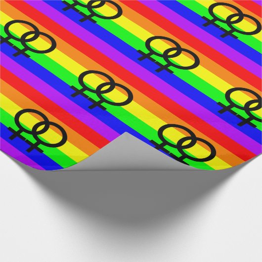 Papier Cadeau Fierté lesbienne (Coin)