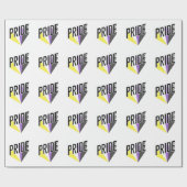 Papier Cadeau Fierté non binaire éclatée (Plat)