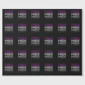 Papier Cadeau Fierté Rétro Asexuée (Plat)