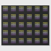 Papier Cadeau Fierté Rétro Non Binaire (Plat)
