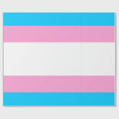 Papier cadeau Fierté Trans (Plat)