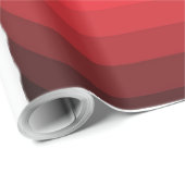 Papier Cadeau Fiery Contrast: Red & Black Luxe (Coin rond)