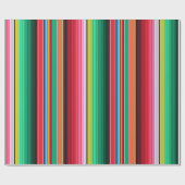 Papier Cadeau Fiesta couvrante mexicaine de Serape d'Espagnol (Plat)