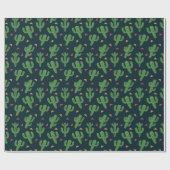 Papier Cadeau Fiesta de cactus (Plat)