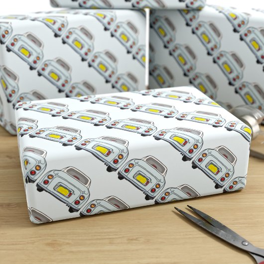 Papier Cadeau Figarations Pale Aqua Blue Figaro Papier à envelop