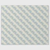 Papier Cadeau Figarations Tartan Plaid Figaro Voiture Enveloppem (Plat)