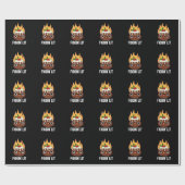 Papier Cadeau Figgin Lit Funny Figgy Pudding Pun Dark BG (Plat)