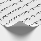 Papier Cadeau Figure de stick (Coin)