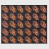 Papier Cadeau Filaments ardents (Plat)