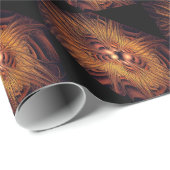 Papier Cadeau Filaments ardents (Coin rond)