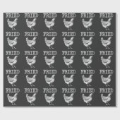 Papier Cadeau Filet d'animaux d'élevage de poulets frits (Plat)