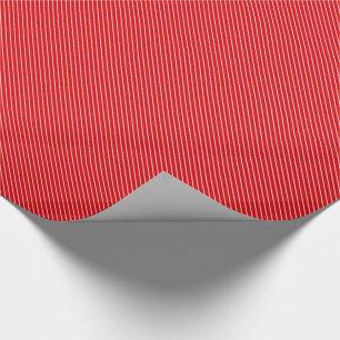 Papier Cadeau Filets diagonaux - rouge-foncé et blancs