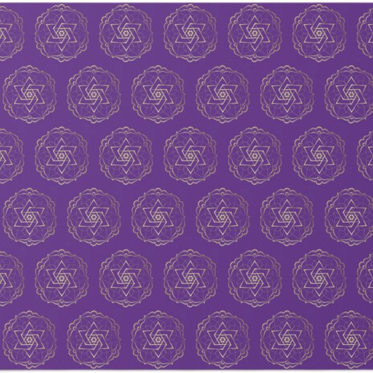 Papier Cadeau Filigree Star of David Wrapping Papier