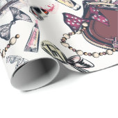 Papier Cadeau Fille (Coin rond)