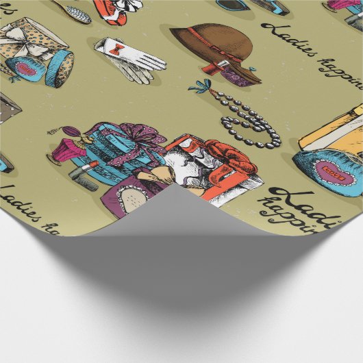 Papier Cadeau Fille (Coin)