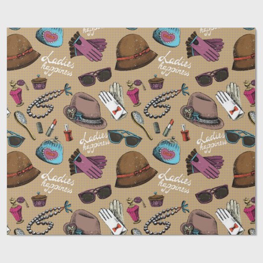 Papier Cadeau Fille (Plat)