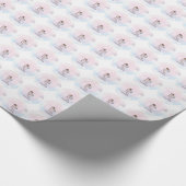 Papier Cadeau Fille, Ange de première communion (Coin)