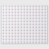 Papier Cadeau Fille, Ange de première communion (Plat)