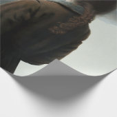 Papier Cadeau Fille avec des nuages (Coin)