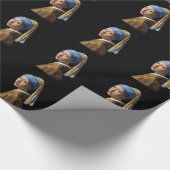 Papier Cadeau Fille avec une boucle d'oreille de perle (Coin)