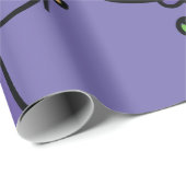 Papier Cadeau Fille batteur (Coin rond)