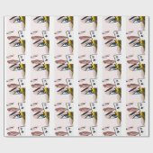 Papier Cadeau Fille Bitcoin (Plat)