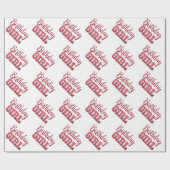 Papier Cadeau Fille d'anniversaire (Plat)
