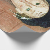 Papier Cadeau Fille dans un Casquette, Modigliani (Coin)