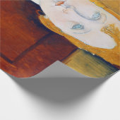 Papier Cadeau Fille dans une blouse verte, Modigliani (Coin)