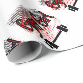 Papier Cadeau Fille de fille (Coin rond)