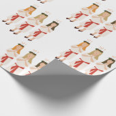 Papier Cadeau Fille de Noël suédoise (Coin)