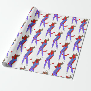 Papier Cadeau fille diable