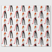 Papier Cadeau fille diable (Plat)