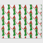 Papier Cadeau fille diable (Plat)