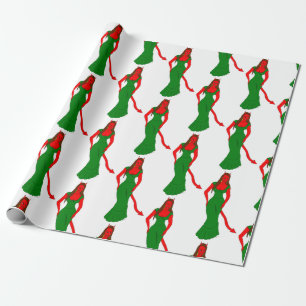 Papier Cadeau fille diable