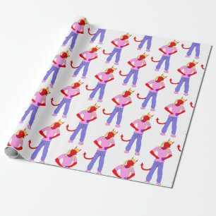 Papier Cadeau fille diable