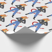 Papier Cadeau fille diable (Coin)