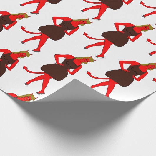 Papier Cadeau fille diable (Coin)