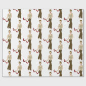 Papier Cadeau fille diable (Plat)