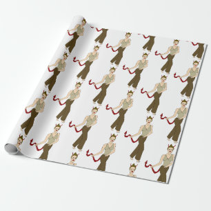 Papier Cadeau fille diable