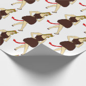 Papier Cadeau fille diable (Coin)