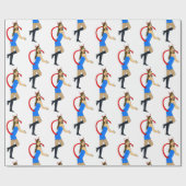 Papier Cadeau fille diable (Plat)